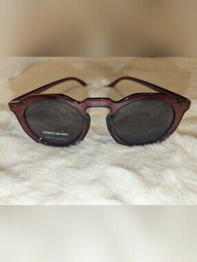 Elizabeth and James Round Acetate Sunglasses - NWOT